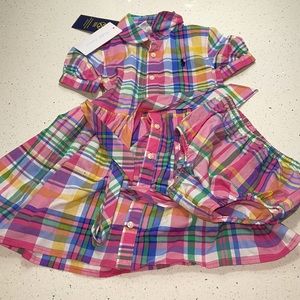 Ralph Lauren plaid dress Size 18 months